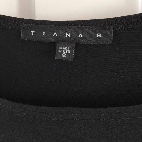 Black 3/4 Sleeve Dress - Picture 2 of 4